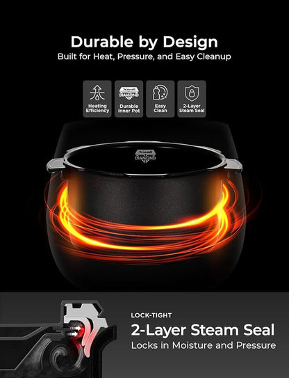 CUCKOO High Pressure Rice Cooker 6-Cup Uncooked / 12-Cup Cooked