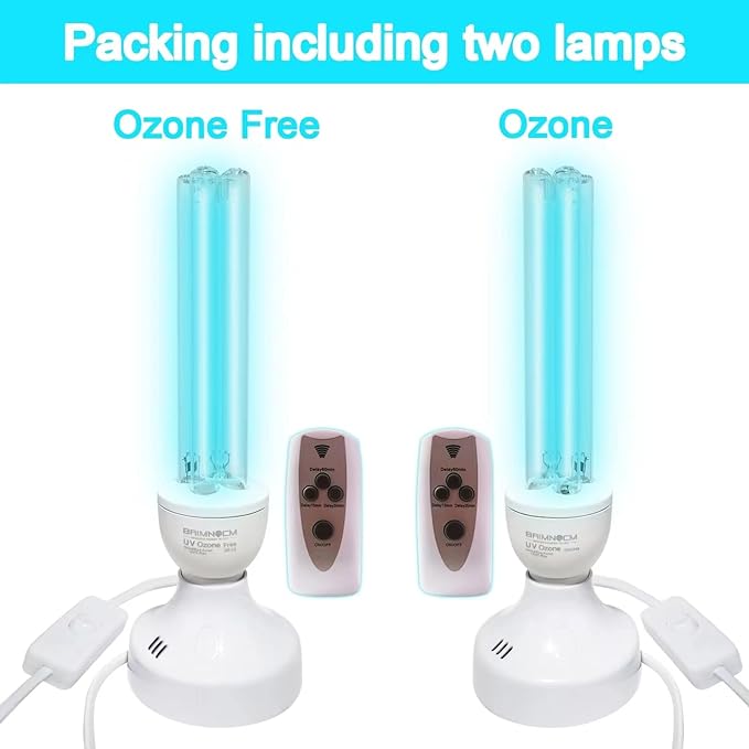 BAIMNOCM 50 Watt UV Light Sanitizer, UVC Germicidal Lamp