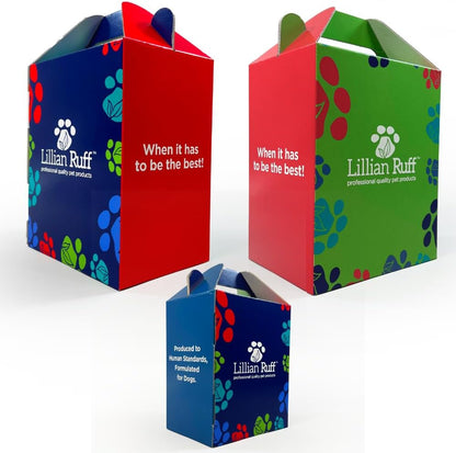 Lillian Ruff Starter Pack Gift Set for Dogs | Oatmeal Shampoo, Oatmeal Conditioner, Waterless Shampoo Citrus, Ear Cleaner & Otic Wax Solvent, Breath Spray, Leash Clip Waste Bag Dispenser with 15 Bags