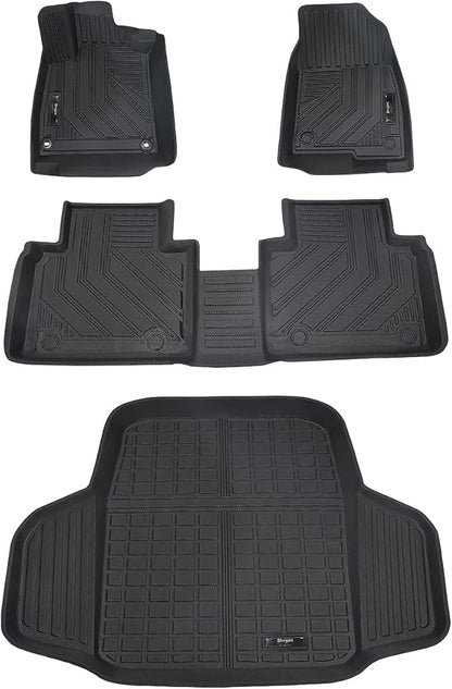 Compatible for 2018-2022 Honda Accord Floor Mats & Cargo Liner All Weather Car Floor Mats for 2018 2019 2020 2021 2022 Honda Accord Accessories