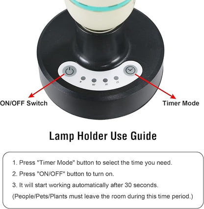 COOSPIDER UV 36Watts UV Sanitizer Lamp 2pack 72w