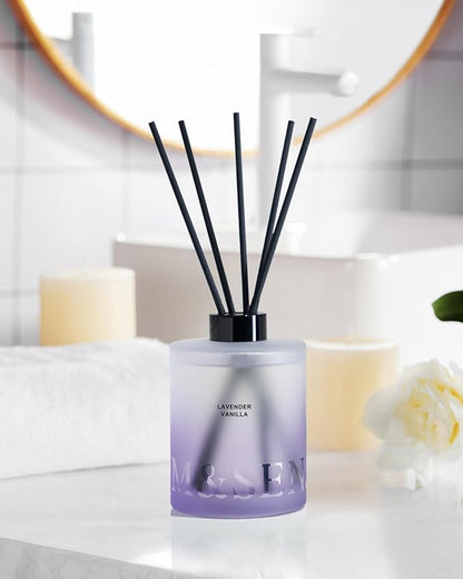 M&SENSE Lavender Vanilla Reed Diffuser Set