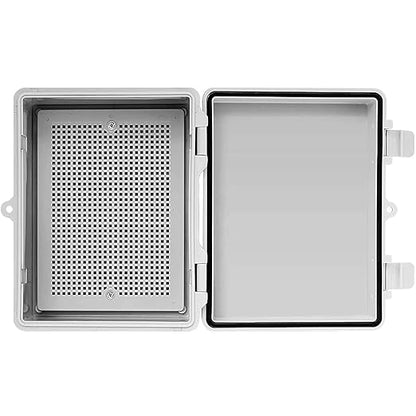 Co. ABS 6.6" x 8.7" x 4.3" Waterproof IP67 Hinged Electronics Box