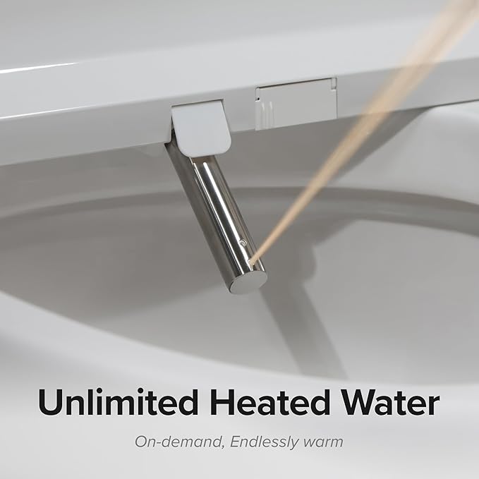 SmartBidet® SB-1200 Luxury Advanced Electric Smart Bidet Elongated White Toilet