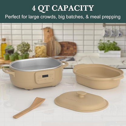 4 Quart Programmable Slow Cooker