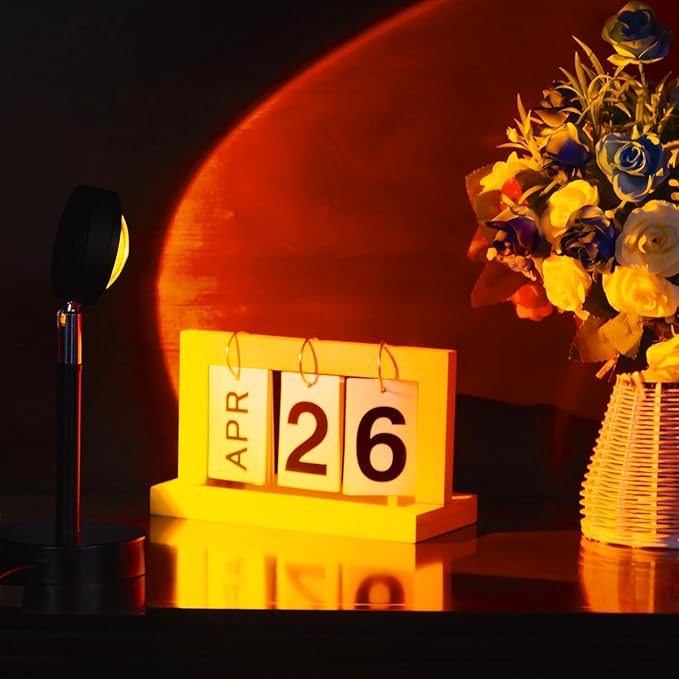 LED Sunset Lamp - Sunset Lights Night Lights LED Projector Floor Lamp Atmosphere Light Night Light for Bedroom Livingroom Party Bar Store, USB Charging