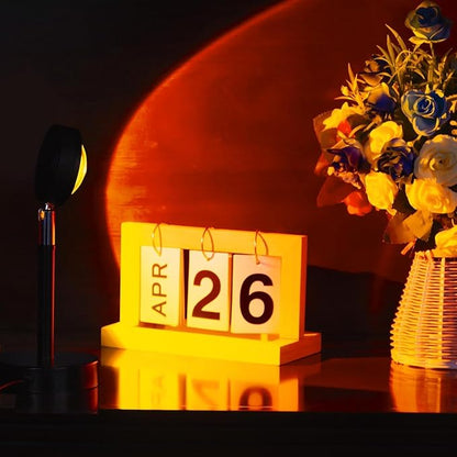 LED Sunset Lamp - Sunset Lights Night Lights LED Projector Floor Lamp Atmosphere Light Night Light for Bedroom Livingroom Party Bar Store, USB Charging