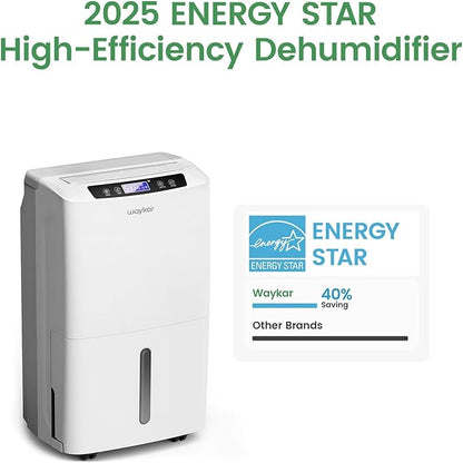 Waykar 2000 Sq. Ft. 2025 Energy Star Dehumidifier