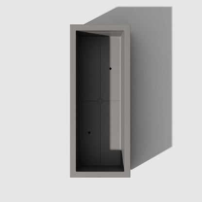 Veradek Block Series Long Box Planter, Large Rectangular | Indoor or Outdoor Use, Durable All-Weather, Drainage Holes, Modern Décor, For Tall Plants, Flowers or Shrubs
