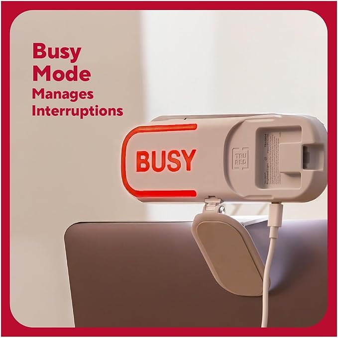 TRU RED Staples Brightwell 5-in-1 Productivity LED Desk Light, White (TR62804)