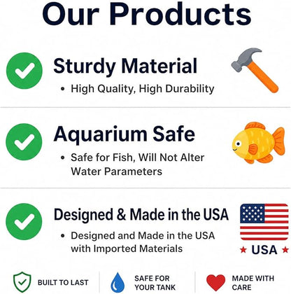 Lucky Critter Aquarium Underground Tunnel Cave Natural Curve Two Hole | Viewing Fish & Shrimp Under Gravel Tunnel | Fish Tank Decor Decoration Hideout Perfect for Corydora Catfish, Kuhli Loach, Pleco