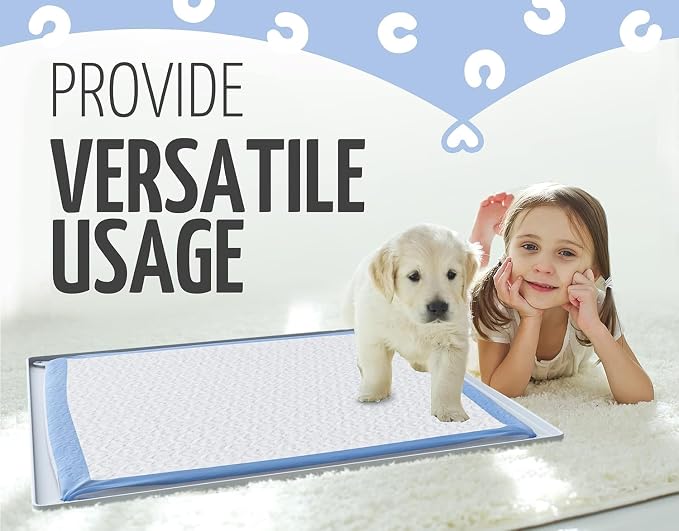 Dog Pee Pad Holder Tray Fits for 30” x 23” Pee Pads - 1 Pack - Sky Grey | Corner Lock Holes, Raised Edges, Non-Spill, Easy to Clean Silicone Dog Potty Tray Holder, For Indoor Floor Protection