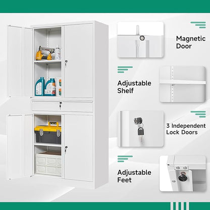 Letaya Metal Garage Storage Cabinet