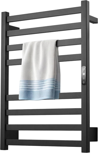 Towel Warmer Matte Black Heated Towel Rack