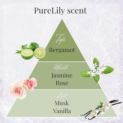 Pure Lily Luxury Japanese Incense Sticks 60sticks Bergamot Vanilla Jasmine Coreless Low Smoke Natural Charcoal Free Non Toxic Aromatherapy Meditation Calming Stress Relief Relaxation Yoga TOMORI