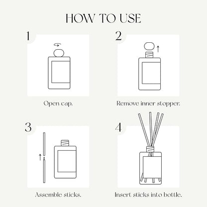 The Yulong Scent Reed Diffuser Refill Set 13.53 fl oz