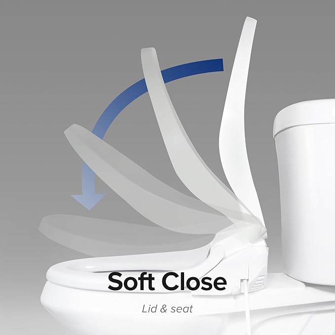 SmartBidet® SB-1200 Luxury Advanced Electric Smart Bidet Elongated White Toilet