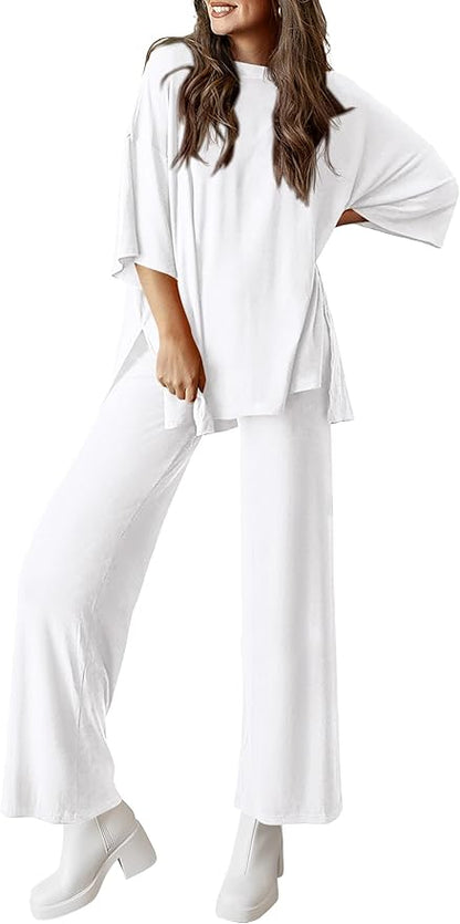 PRETTYGARDEN Two Piece Sets for Women Summer Fashion Lounge Matching Set 2026 Spring Travel Vacation Airport Outfits Clothing
