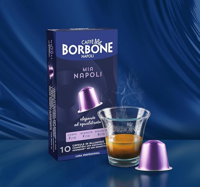 Caffè Borbone Mia Napoli Aluminum Capsules Compatible