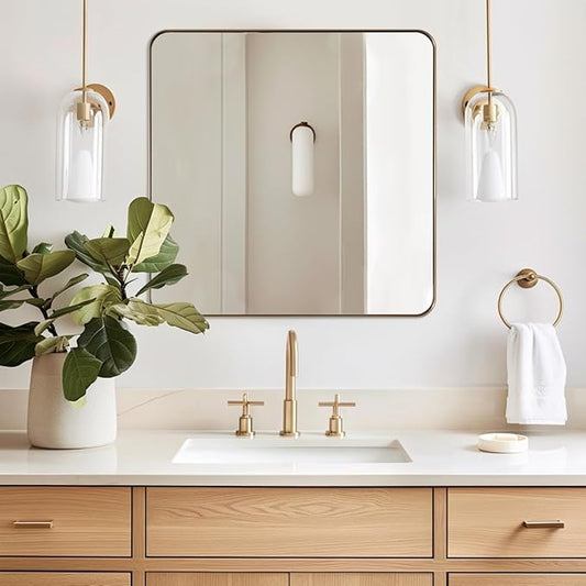 ANDY STAR Gold Bathroom Mirrors