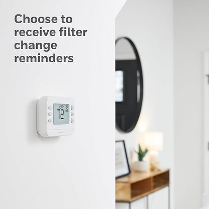 New! Honeywell Home Programmable Thermostat, Single-Stage, 1 Heat/1 Cool
