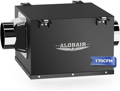 ALORAIR 4 Inch Quiet Inline Bathroom Exhaust Fan, 170 CFM Ventilation Fan