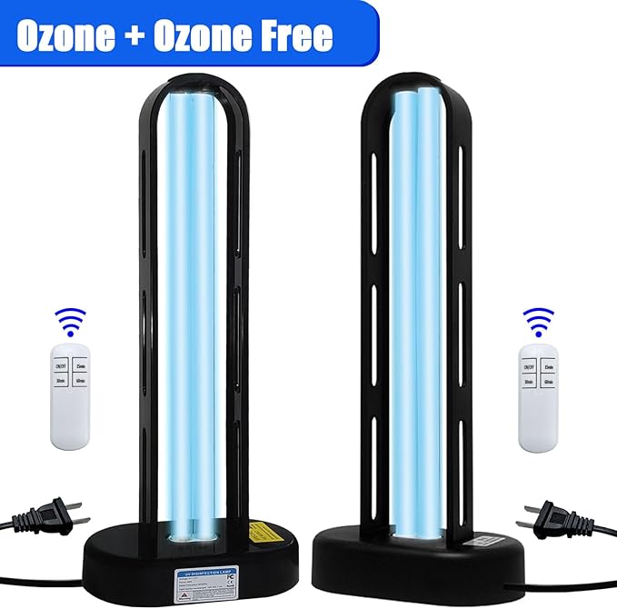 BAIMNOCM UV-C Lamp for Dust Mite 38 Watt 2 Pack, UVC Germicidal Lamp