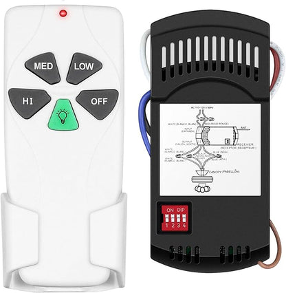 Universal Ceiling Fan Remote Control Kit Dimmable, Replacement