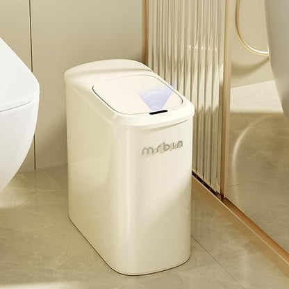 MRBIN Metal Motion Sensor Bathroom Trash Can