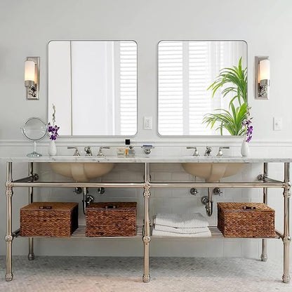 ANDY STAR Chrome Bathroom Mirrors