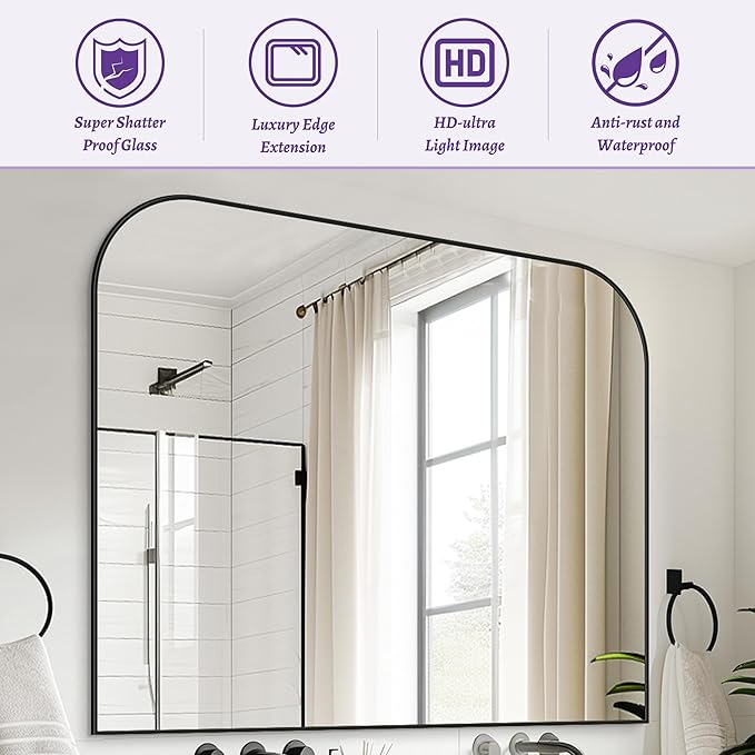 Bathroom Mirror, Wall Mirrors, Bathroom Vanity Mirror