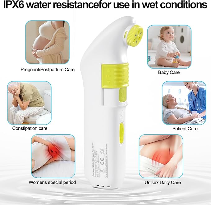 Portable Bidet for Travel，Handheld Electric Bidet Sprayer