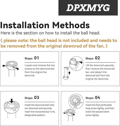 DPXMYG 96 inch Ceiling Fan Downrod