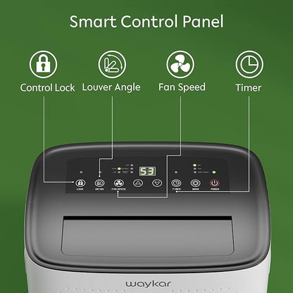 Waykar 150 Pints 7, 000 Sq. Ft Energy Star Dehumidifier