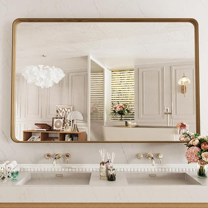 LOAAO 55X36 Inch Bathroom Mirror