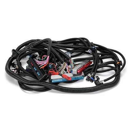 4L60E DBC LS Standalone Wiring Harness Compatible with GM LS1 1999-2006 Vortec Engines 4.8L 5.3L 6.0L Drive by Cable, with 8 Pack Fuel Injector Connector Adapter EV1 Transfer to EV6