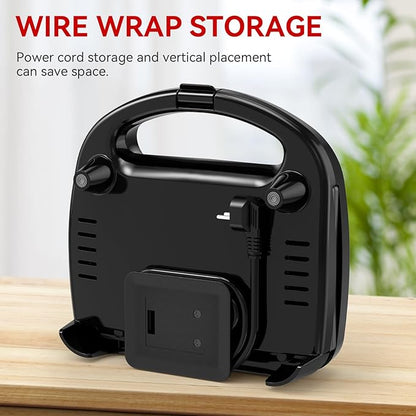 OSTBA Waffle Maker, 2 Slice Non-Stick Waffle Iron, Belgian Waffle Machine