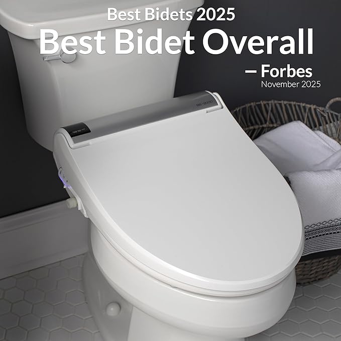 Bio Bidet BB2000 Electric Bidet Toilet Seat, Warm Water