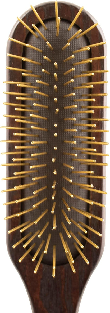 Chris Christensen 20 mm Oblong Pin Dog Brush, Fusion Series, Groom Like a Professional, Brass Pins, 100% Static Free, Ground and Polished Tips