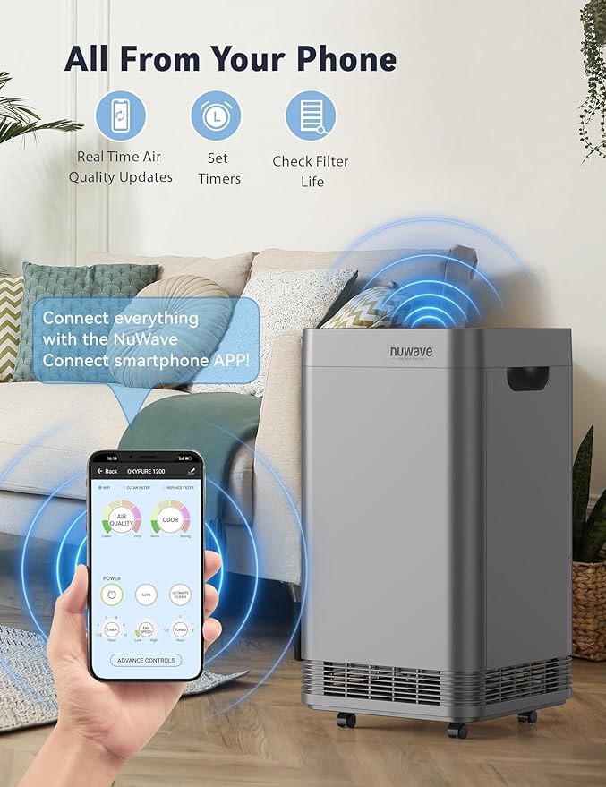 Nuwave Whole House Air Purifiers, Oxypure Smart Air Purifier