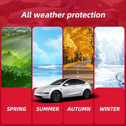 Rear Trunk Lower Storage Mat for 2021-2024 2025 2026 Tesla Model Y Juniper 5-Seats All Weather TPE Rear Frunk Mat Accessories Interior Black