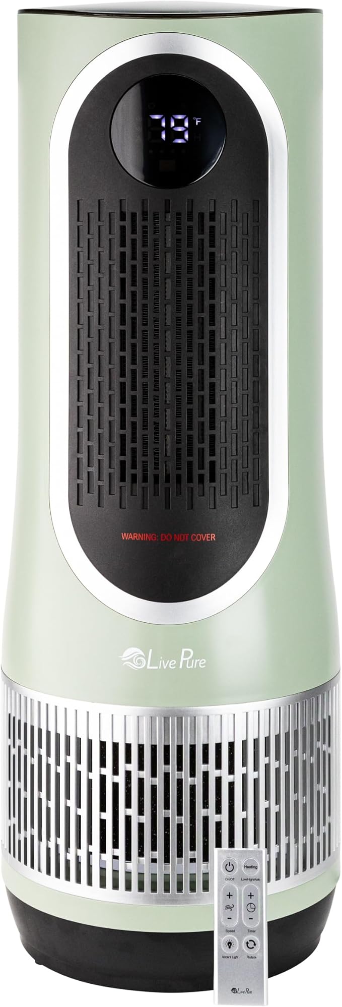 LivePure 3-in-1 LP520 Clean Heat Air Purifier & Electric Heater – Oscillating