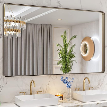 LOAAO 60”X36” Bronze Bathroom Mirrors