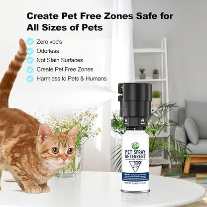 Cat Spray Deterrent System Automatic Cat Deterrent Spray, Motion Activated