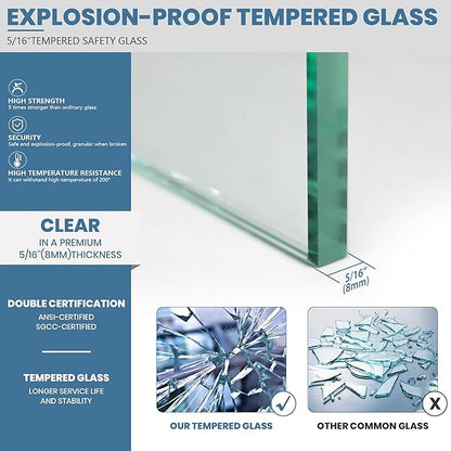Bathroom Shower Glass Door 30 * 74"