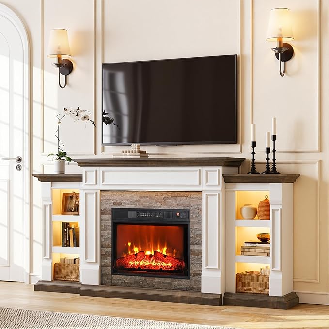 LGHM 72" Electric Fireplace
