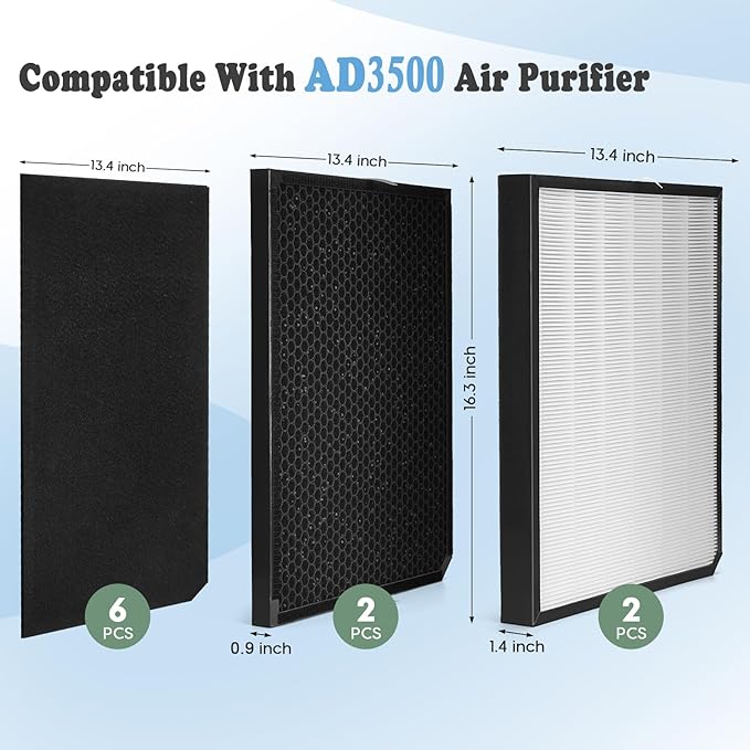 3500 Filter Replacement Set Compatible