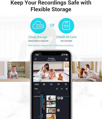 blurams 5G Cameras for Home Security, 2K Pet Camera