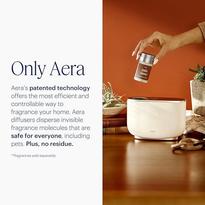 Aera Home Essential Oil Fragrance Diffuser – Waterless Electric Aromatherapy