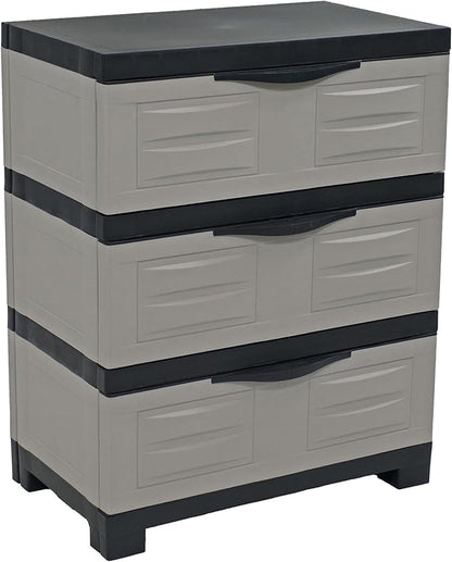 Sunnydaze 29.5" H 3-Tier Storage Cabinet